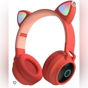 Cat Ears Headphones LED Light Bluetooth Stereo Wireless, Mic different features